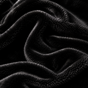 Black Polar Fleece Pet Blanket
